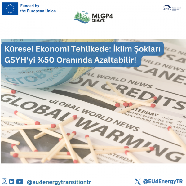 Küresel Ekonomi Tehlikede: İklim Şokları GSYH'yi %50 Oranında Azaltabilir!